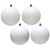  Vickerman N591211A 4.75" White Ball 4 Finish Asst 4/Bx