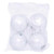 Vickerman N591211DPV - White Ball Ornament 