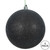 Vickerman N591217DG - Black Ball Ornament