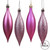 Vickerman N500145 5.5" Mauve Drop 4 Finish Asst 8/Bx