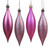 Vickerman N500145 - Mauve Drop Ornament