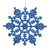Vickerman M101502 - Blue Snowflake Ornament