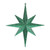 Vickerman M167404 - Green Star Ornament