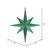  Vickerman M167404 - Green Star Ornament 