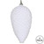 Vickerman MT195611D - White Pinecone Ornament