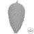 Vickerman MT195707D - Silver Pinecone Ornament
