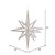 Vickerman M148511 - White Star Ornament
