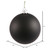  Vickerman N593017DMV - Black Ball Ornament 