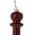 Vickerman N150865DMV - Burgundy Finial Ornament