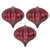 Vickerman N151265DSV - Burgundy Onion Ornament