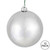 Vickerman N590707DSV - Silver Ball Ornament