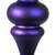 Vickerman N150666DMV - Purple Finial Ornament