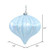 Vickerman N151232DSV - Baby Blue Onion Ornament