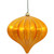Vickerman N151230DSV - Antique Gold Onion Ornament