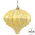 Vickerman N151208DSV - Gold Onion Ornament