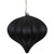  Vickerman N151217DMV - Black Onion Ornament 