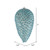 Vickerman N187232D - Baby Blue Pinecone Ornament