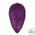 Vickerman N187226D - Plum Pinecone Ornament