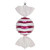 Vickerman M153109 - Cerise Candy Ornament