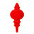 Vickerman M182403 - Red Finial Ornament