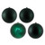 Vickerman N593074DA - Midnight Green Ball Ornament