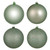 Vickerman N593040DA - Frosty Mint Ball Ornament