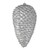 Vickerman N187207D - Silver Pinecone Ornament
