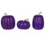  Vickerman MC225766 - Purple Pumpkin Ornament 