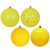 Vickerman N596078A - Yellow Ball Ornament