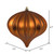 Vickerman N151288DMV - Copper Onion Ornament