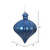 Vickerman N175802D - Blue Onion Ornament