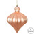  Vickerman N175858D - Rose Gold Onion Ornament 