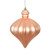 Vickerman N175858D - Rose Gold Onion Ornament