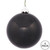 Vickerman N591217DSV - Black Ball Ornament