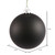  Vickerman N591217DMV - Black Ball Ornament 