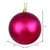  Vickerman N591221DSV - Berry Red Ball Ornament 