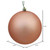  Vickerman N591258DMV - 4.75 Inch Rose Gold Matte Ball Ornament - Outdoor/Indoor  - 4 Pack 
