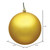 Vickerman N591237DMV - 4.75 Inch Honey Gold Matte Ball Ornament - Outdoor/Indoor - 4 Pack