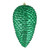 Vickerman N187344D - 10 Inch Seafoam Matte Glitter Pinecone Ornament  - 2 Pack