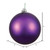 Vickerman N591526DMV - 6 Inch Plum Matte Ball Ornament - 4 Pack