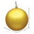  Vickerman N592037DMV - 8 inch Honey Gold Ball Ornament 