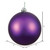 Vickerman N592026DMV - 8 inch Plum Ball Ornament
