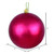 Vickerman N592021DSV - 8 inch Berry Red Ball Ornament