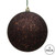 Vickerman N591275DQ - 4.75 inch Chocolate Ball Ornament - 4 Pack