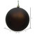 Vickerman N590875DMV - 3 inch Chocolate Ball Ornament - 12 Pack
