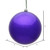 Vickerman N590866DCV - 3 inch Purple Ball Ornament - 12 Pack