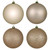 Vickerman N590843 - 3 inch Oat Ball Ornament - 16 Pack