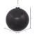 Vickerman N590817DSV - 3 inch Black Ball Ornament - 12 Pack
