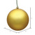 Vickerman N590808DMV - 3 inch Gold Ball Ornament - 12 Pack