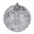  Vickerman N190307D - 6 inch Silver Ball Ornament - 4 Pack 